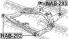 NAB-293 FEBEST Сайлентблок підвіски (фото 2)