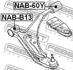 NAB-60Y FEBEST Сайлентблок підвіски (фото 2)