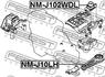 NM-J102WDL FEBEST Опора двигуна / КПП (фото 2)