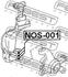 NOS-001 FEBEST Ремкомплект, поворотный кулак (фото 2)
