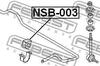 NSB-003 FEBEST Втулка стабілізатора (фото 2)