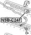 NSB-C24F FEBEST Втулка стабілізатора (фото 2)