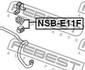 NSB-E11F FEBEST Втулка стабілізатора (фото 2)