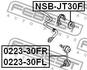 NSB-JT30F FEBEST Втулка стабілізатора (фото 2)