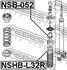 NSHB-L32R FEBEST Пильовик амортизатора (фото 2)