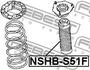 NSHB-S51F FEBEST Пильовик переднього амортизатора з відбійником Febest NSHBS51F оригінальна запчастина (фото 2)