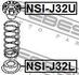 NSI-J32L FEBEST Прокладка пружини підвіски (фото 2)