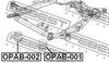OPAB-002 FEBEST Сайлентблок підрамника Astra H 04-10 (фото 2)