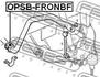 OPSB-FRONBF FEBEST Опора, стабилизатор (фото 2)