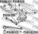 PGAB-012 FEBEST Подвеска, рычаг независимой подвески колеса (фото 2)