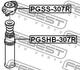 PGSHB-307R FEBEST Пильовик амортизатора (фото 2)