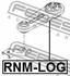 RNM-LOG FEBEST Подушка двигуна (вир-во FEBEST) (фото 2)