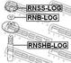 RNSHB-LOG FEBEST Защитный колпак / пыльник, амортизатор (фото 2)