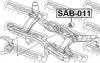 SAB-011 FEBEST Сайлентблок підвіски (фото 2)