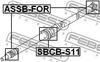 SBCB-S11 FEBEST Підшипник підвісний (фото 2)