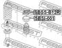 SBSS-B12R FEBEST Опора амортизатора (фото 2)