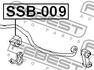 SSB-009 FEBEST Втулка стабілізатора пер. Legacy/Impreza/Forester 92-09 (фото 2)