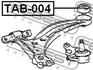 TAB-004 FEBEST Подвеска, рычаг независимой подвески колеса (фото 2)