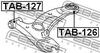 TAB-127 FEBEST Сайлентблок переднього важеля (спереду) RAV 4 00-05 (фото 2)
