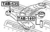 TAB-140 FEBEST Сайлентблок підвіски (фото 2)