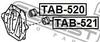 TAB-521 FEBEST Сайлентблок підвіски (фото 2)