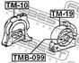 TM-19 FEBEST Опора двигуна / КПП (фото 2)