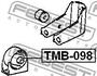 TMB-098 FEBEST Сайлентблок підвіски (фото 2)
