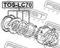 TOS-LC70 FEBEST РМК сальників повор. кулака (фото 2)