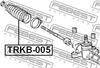 TRKB-005 FEBEST Пильовик рульової рейки (фото 2)