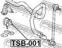 TSB-001 FEBEST Втулка стабілізатора (фото 2)