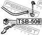 TSB-506 FEBEST Втулка стабілізатора (фото 2)