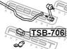 TSB-706 FEBEST Втулка стабілізатора (фото 2)