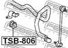 TSB-806 FEBEST Опора, стабилизатор (фото 2)