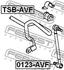 TSB-AVF FEBEST Втулка стабілізатора переднього (Вир-во FEBEST) (фото 2)