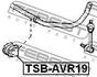TSB-AVR19 FEBEST Втулка заднього стабілізатора (Вир-во FEBEST) (фото 2)