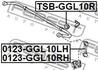 TSB-GGL10R FEBEST Втулка стабілізатора LEXUS RX 08-15 зад. міст (Вир-во FEBEST) (фото 2)