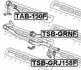 TSB-GRJ158F FEBEST Втулка стабілізатора пер. Land Cruiser Prado 09- (фото 2)