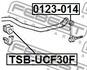 TSB-UCF30F FEBEST Втулка стабілізатора (фото 2)