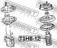 TSHB-12 FEBEST Відбійник амортизатора (з пильником) Accord 98-03 (фото 2)