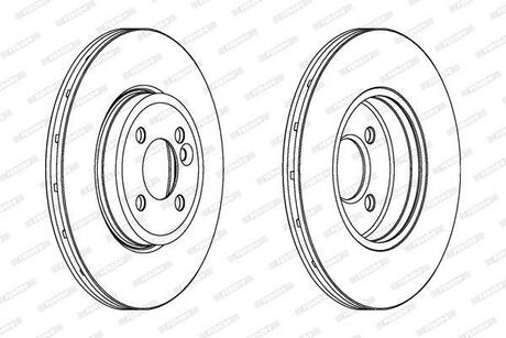 DDF1711C FERODO Гальмівний диск