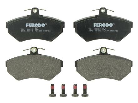 FDB1312 FERODO Комплект тормозных колодок, дисковый тормоз