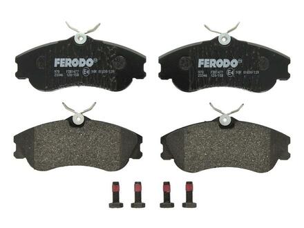 FDB1477 FERODO Комплект тормозных колодок, дисковый тормоз