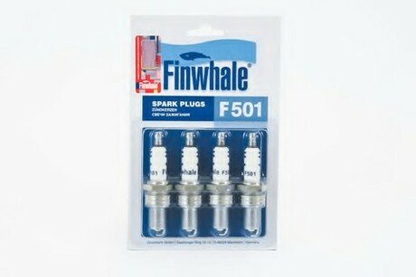F501 Finwhale Свічка запалювання ВАЗ 2101-2107 (компл.4 шт) F501 (вир-во FINWHALE)