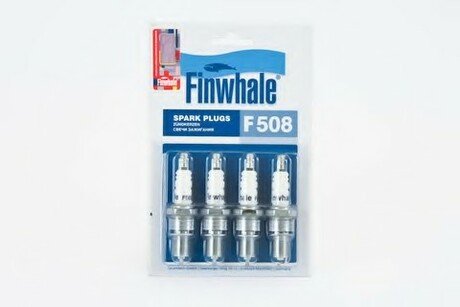 F508 Finwhale Свічка запалювання ВАЗ 2108-2109 (компл.4 шт) F508 (вир-во FINWHALE)