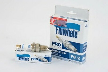 FS2 Finwhale Свічка запалювання серія PRO ВАЗ 2108-2109 3-х електродна FS2 (вир-во FINWHALE)