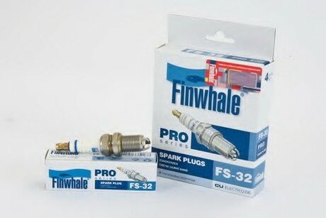 FS32 Finwhale Свічка запалювання серія PRO ВАЗ 2110-2112, 2170-2172 16клап. 3-х електродна FS32 (вир-во FINWHALE)