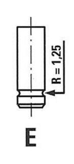 R4546/SCR FRECCIA Клапан IN Isuzu/Opel 1.5D/TD/1.7D/TD 4EC1/4EE1T 34.6X7X104