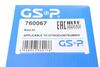 760067 GSP Комплект пильника РШ шарніра GSP 760067 (фото 4)