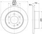8DD355117-641 HELLA Тормозной диск зад. Sprinter/Crafter 06- (3.0-3.5t) 298mm (фото 1)