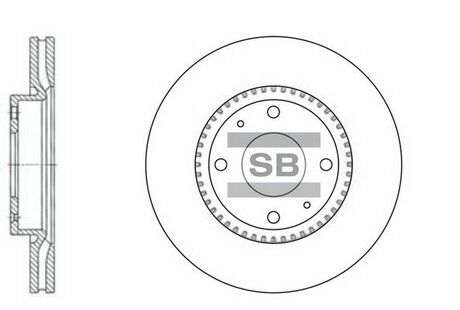 SD1046 Hi-Q (SANGSIN) тормозной диск